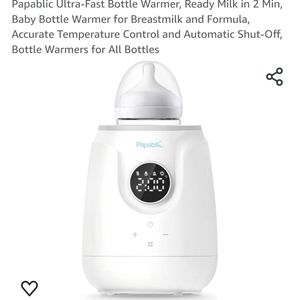 Papablic Ultra-Fast Bottle Warmer, Ready Milk in 2 Min, Baby Bottle Warmer